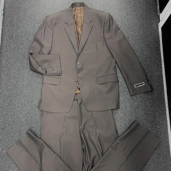 $695 2Pcs Michael Kors Suit Wool Silk Office Men’ Size 40R Business
